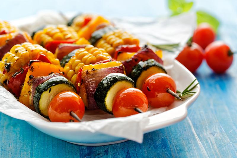 vegetable skewers